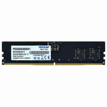 Imagem de Memória RAM Patriot Signature Line DDR5 8GB 5600MHz Desempenho Confiável PSD58G560041