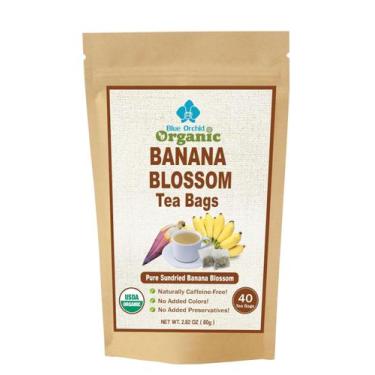 Imagem de Chá de Flor de Banana 40 Sachês - Flores Orgânicas Secas ao Sol em Sac