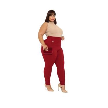 Imagem de Legging Plus Size G1 G2 G3 G4 G5 G6 Jacar Jacquard PINA - PINA Fitness