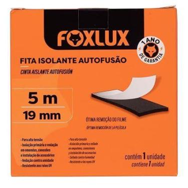 Imagem de Fita Isolante Autofusão 19mm x 5m Preta Foxlux