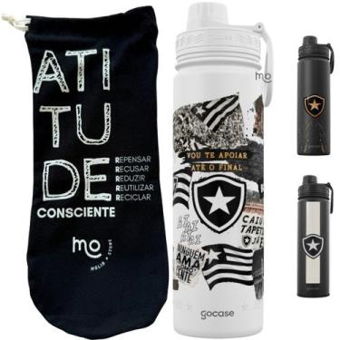 Imagem de KIT Garrafa Térmica Gocase Fresh 650ml Oficial do Botafogo com saquinh