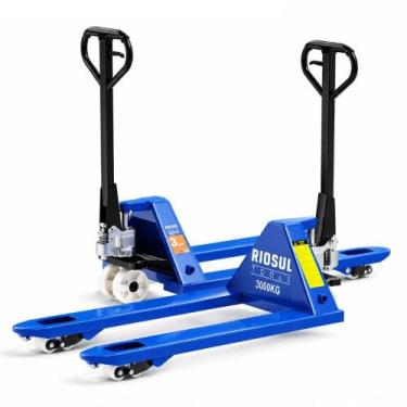 Imagem de Carro Hidráulico Transpalet 3,0 Ton 685X1150Mm Roda Dupla RST R030013 
