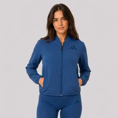 Imagem de Jaqueta Adidas W ZNE Feminina Azul, G