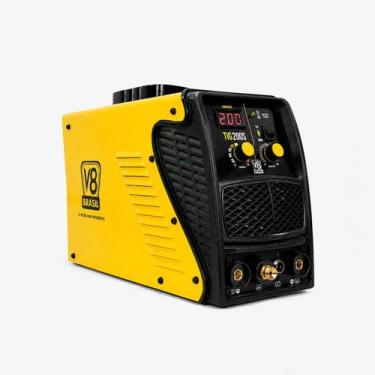 Imagem de Máquina de Solda TIG 200S 200A DC 220V MMA com Tocha V8 Brasil, 220V