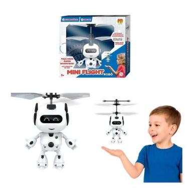 Imagem de Brinquedo Drone Robô Recarregável Mini Flight Voa De Verdade - DM Toys
