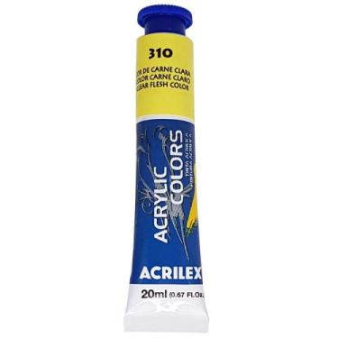 Imagem de Tinta Acrílica Acrylic Colors 20ml Bisnaga Acrilex, Carne clara