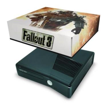 Imagem de Capa Compatível Xbox 360 Slim Anti Poeira - Fallout 3 - Pop Arte Skins