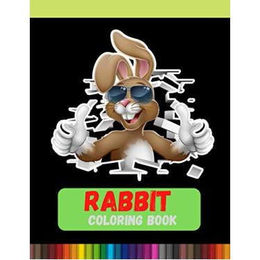 Imagem de Rabbit Coloring Book: An Adult Rabbit Coloring Book of Zentangle Rabbit Designs with Henna, Paisley Stress Relief