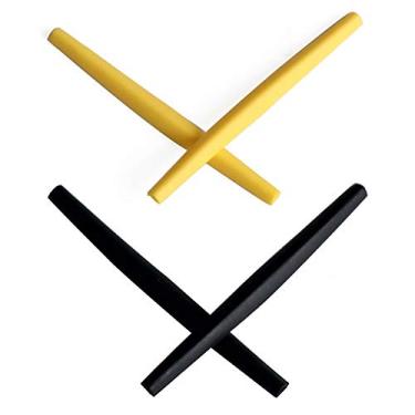 Imagem de Mryok Meias de substituição para óculos de sol Oakley Warden - Opções, Amarelo e preto, One Size