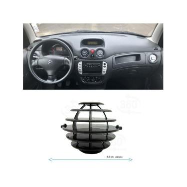 Imagem de DIFUSOR DE AR CITROEN - C3 2011 a 2013 - PRETO GLOBINHO DF801