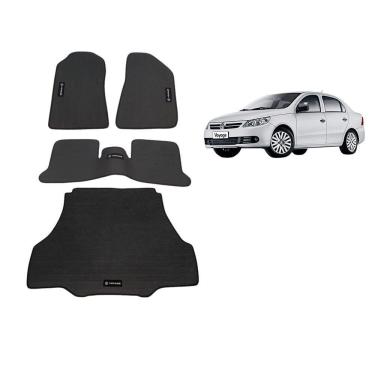 Imagem de Tapete Borracha Voyage Com Traseiro Interiço E Porta-Malas