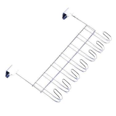 Imagem de Cabide De Porta Com 7 Ganchos Cromado