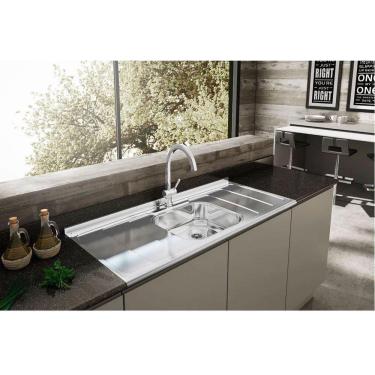 Imagem de Pia de Cozinha 120 cm de Inox Ghel Plus Dubai - 35230