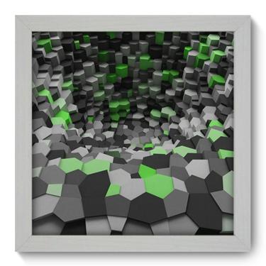 Imagem de Quadro Decorativo - Abstrato - 22cm x 22cm - 019qnaab