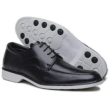 Imagem de Sapato Social Masculino Detalhe Costura com Cadarço e Bico Redondo