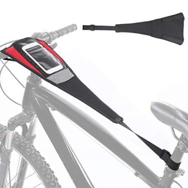 Imagem de Faixa de transpiração de bicicleta, acessório de treinamento de ciclismo à prova de suor rede à prova de suor, treinamento ao ar livre para bicicleta