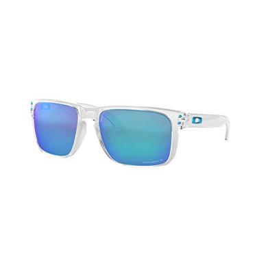 Imagem de Oakley OO9417 Holbrook XL Sunglasses+ Vision Group Accessories Bundle(Polished Clear/Prizm Sapphr Iridium Polarized (941707)