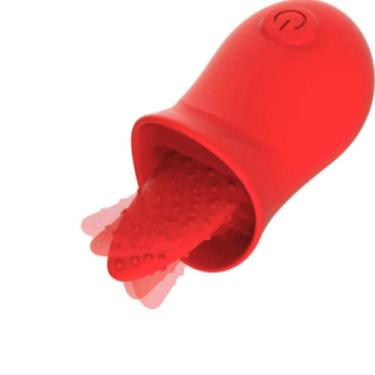 Imagem de Vibrador Estimulador Língua Com 10 Velocidades Recarregável