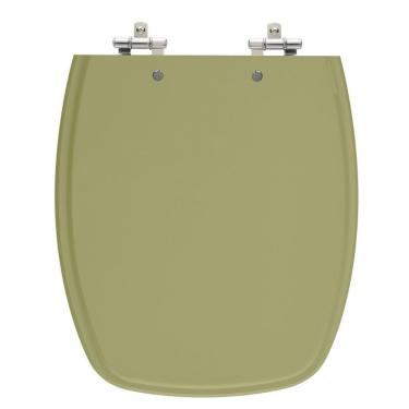 Imagem de Assento Laqueado Stylus Verde Itapuã Tampa Para Vaso Celite