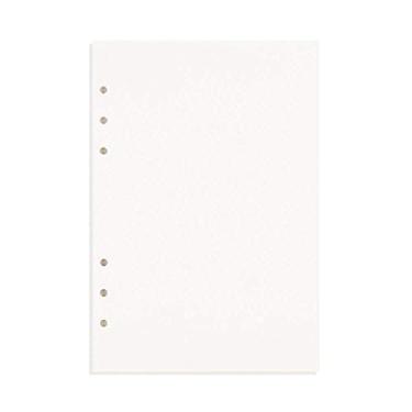 Imagem de Caderno Clássico A5 Clássico Recarregável Bolso Solto Couro 6 Furos Caderno Diário Capa Dura Diário Caderno de Negócios, Em Branco, 1 Peça