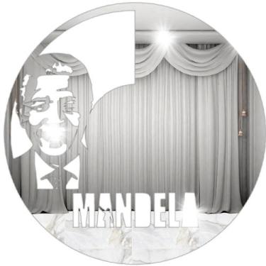 Imagem de Espelho Decorativo Decoração Nelson Mandela 2 - Pegasus