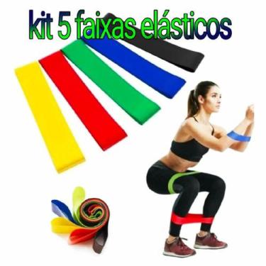 Kit de Elásticos para Exercício Corpo Todo Treino Completo Academia Malhar  Braços Pernas Abdômen em Promoção na Americanas