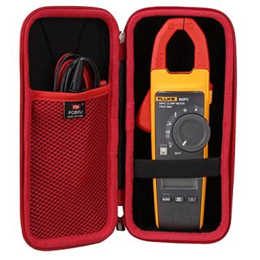 Imagem de FBLFOBELI Capa rígida de EVA para Fluke 902 FC HVAC True-RMS, bolsa de armazenamento de transporte protetora de viagem