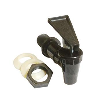 Imagem de Torneira de reposição para refrigerador de água sem BPA AquaNation, jarra de garrafa de água, bico reutilizável Spigot, alavanca de água, válvula de dosador, torneira de água, One Pack - Black