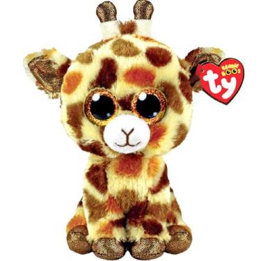 Imagem de Pelúcia Infantil Ty Beanie Boos 16cm Girafinha Stilts Baby - Toyng