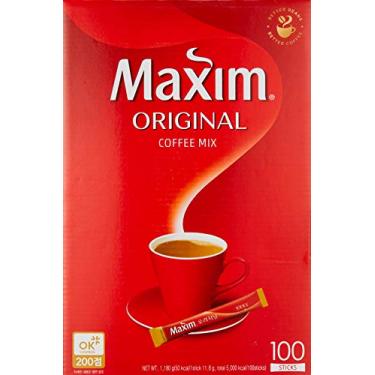 Imagem de Café Pronto Solúvel Coffee Maxim Coreano Tradicional - 100 Sachês