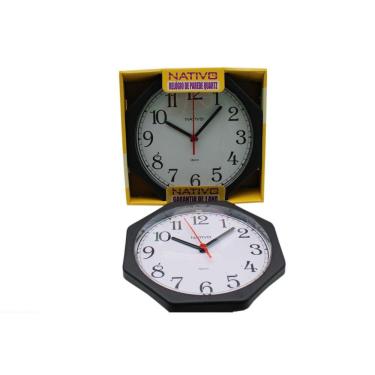 Imagem de Relógio Decorativo Parede Simples Analógico - Nativo