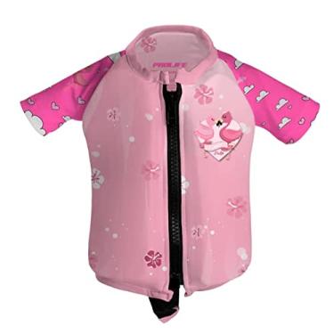 Imagem de Camisa Flutuadora Infantil Flamingo- Prolife Tamanho:6;Cor:Rosa;Gênero:Menina