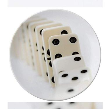 Imagem de Gambling Pai Gow Dominó Foto Prato Decorativo de Porcelana Salver Prato de Jantar
