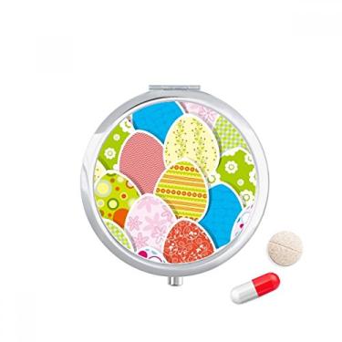 Imagem de Porta-comprimidos de cultura de ovos coloridos para festivais de Páscoa