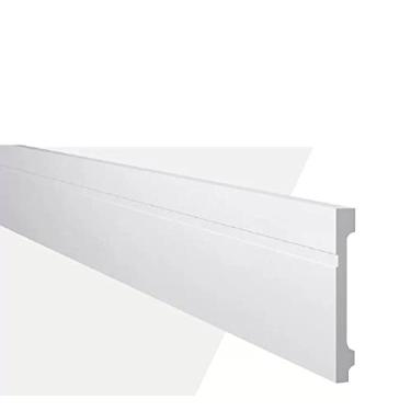 Imagem de Rodapé de Poliestireno Alta Densidade FB15 HDPS Wallstyl NMC Pisos 2,44 Unidade - Branco