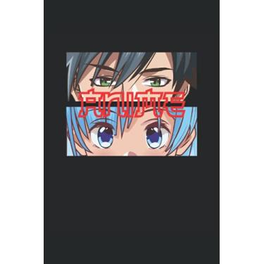 Imagem de Anime: Composition notebook, lined notebook, notebook, diary, ToDo, exercise book, story book (15. 24 x 22. 86 cm; approx. A5) 120 pages. Gift for all Manga, Anime, Animes, Kawaii and Japan lovers.