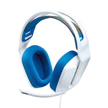 Imagem de Headset Gamer Logitech G335 com Almofadas com Espuma de Memória, Design Leve e Conexão 3,5mm para PC, PlayStation, Xbox, Nintendo Switch e Mobile - Branco
