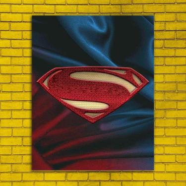Imagem de Placa Decorativa Super Homem 30x40cm