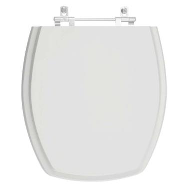 Imagem de Assento Sanitario Poliester Thema Cinza Platina para vaso Incepa