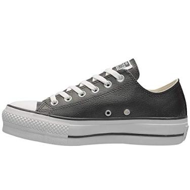 Tênis Chuck Taylor All Star Ox Lift Couro Platform Preto - Feminino