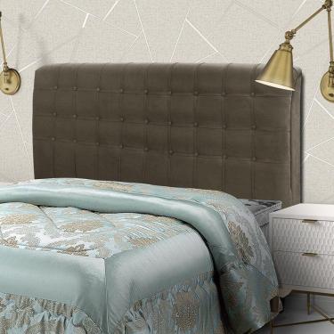 Imagem de Cabeceira Super King 195cm New Plus Dama Marrom Taupe