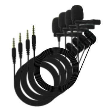 Imagem de Kit 10 Microfones de Lapela JBL CSLM20 P2 - Preto