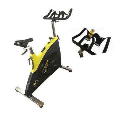 Imagem de Bicicleta Spinning Profissional Aula Coletiva Academia Musculaçao Exer