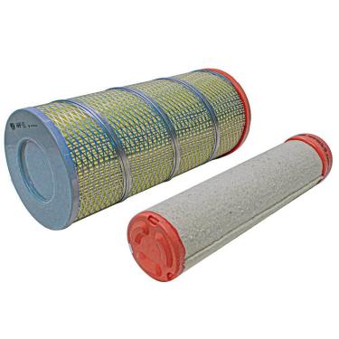 Imagem de Kit Filtro Ar Do Motor Retroescavadeira LB90 LB100 Fiat Allis - WEGA - WAP915K