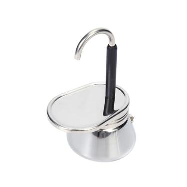 Imagem de Baoblaze Mini cafeteira de tubo único, mini fogão de aço inoxidável, máquina de café expresso para cafeteria, acampamento, festa