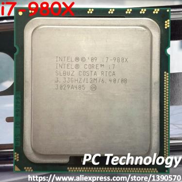 Imagem de Processador Intel Core Original  Extreme Edition  i7 980X  3.33GHz  6-Core  12M Cache  CPU LGA1366