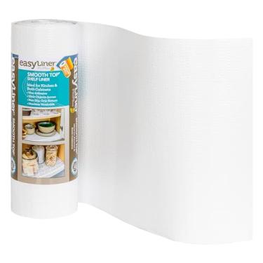 Imagem de Revestimento de prateleira Duck EasyLiner não adesivo parte superior lisa, 30,5 cm x 60,5 cm, branco