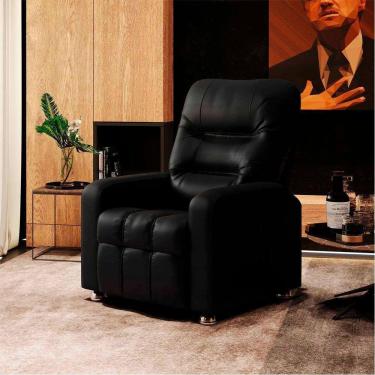 Imagem de Poltrona Do Papai Reclinável Maldivas Corano Preto Speciale Home Preto