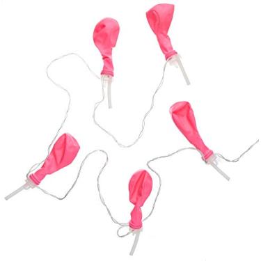 Imagem de Varalzinho de Led Balões Cromus Festas Rosa