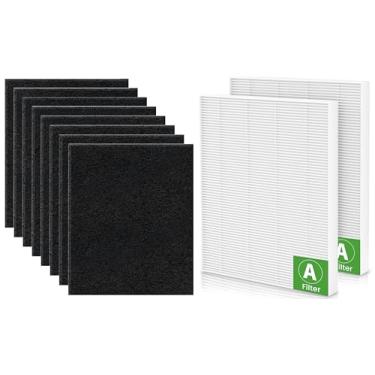 Imagem de 115115 Filtro de substituição A, 116130 filtro de substituição H, compatível com Winix C535, purificador de ar PlasmaWave 5300 6300 5300-2 5500-2 6300-2 P300 Purificador de ar de onda de plasma - 2